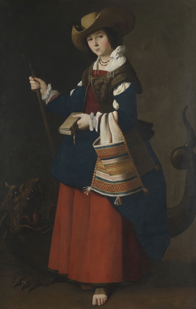 Francisco de Zurbarán: Heilige Margareta von Antiochien, 1630-34 © The National Gallery, London